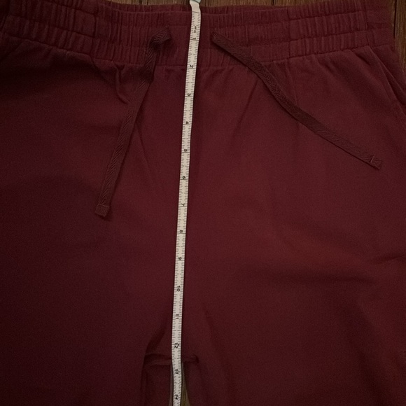 Willit, women’s XL, Maroon/burgundy color, elastic waist, drawstring, knit pants - Picture 5 of 10